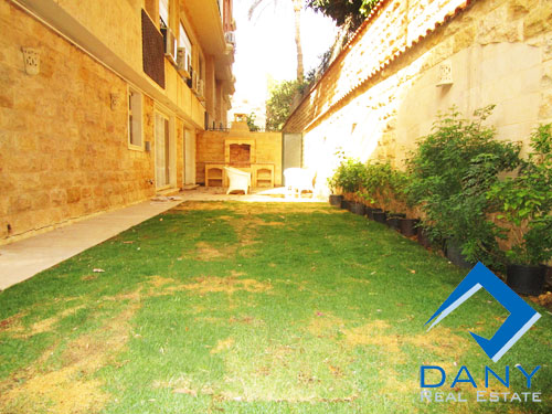 Residential Ground Floor Apartment For Rent Semi Furnished in Maadi Sarayat Great Cairo Egypt